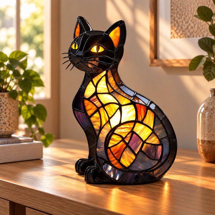 Chat Radiant à Minuit