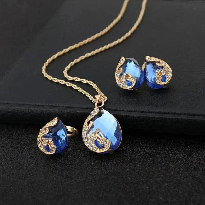 Ensemble de Collier et Boucles d&