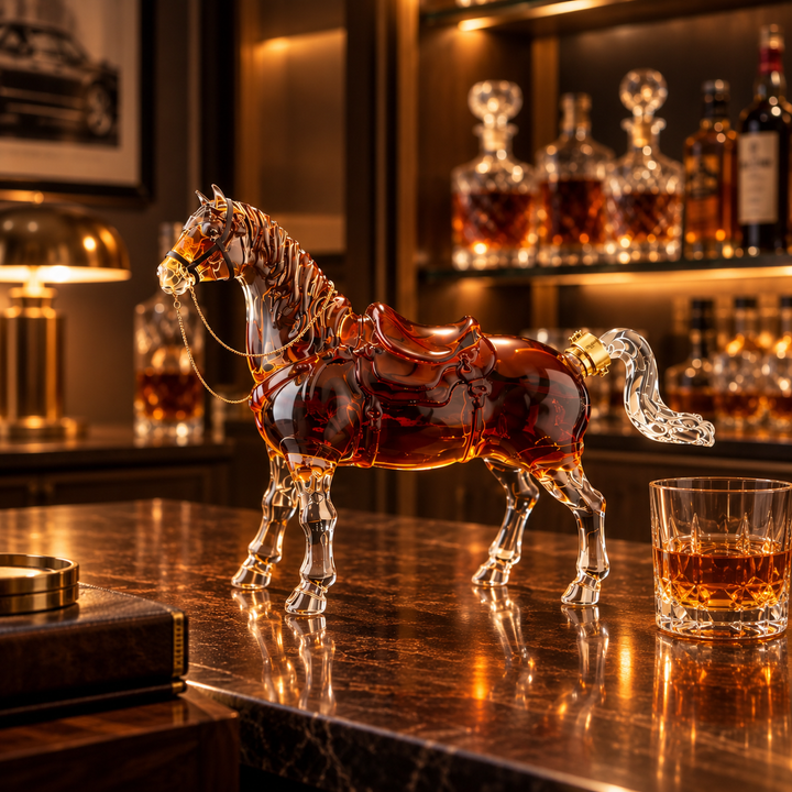 Cheval majestueux – Carafe à whisky
