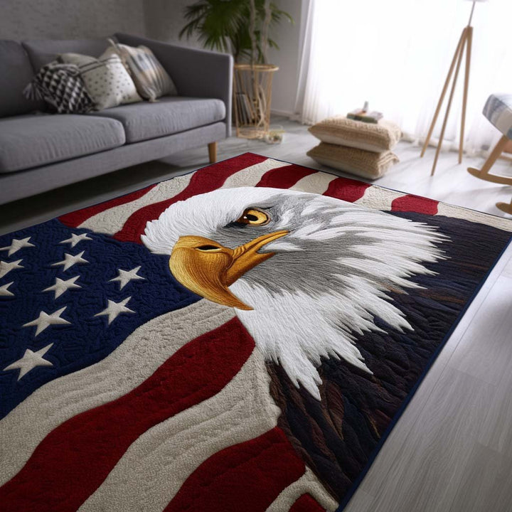 Aigle et drapeau étoilé – Tapis