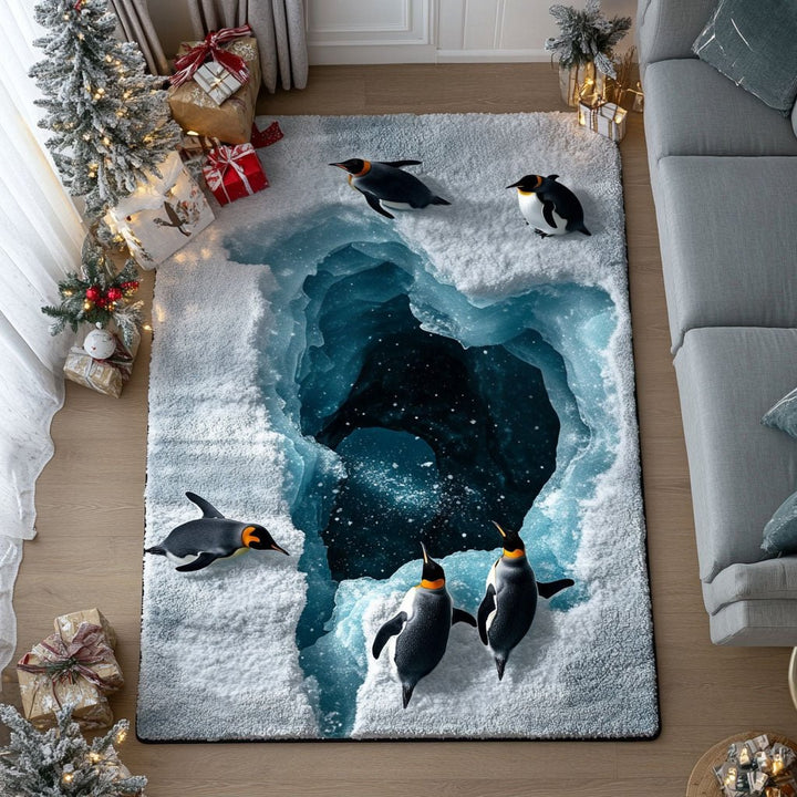 Pingouins au bord de la banquise – Tapis