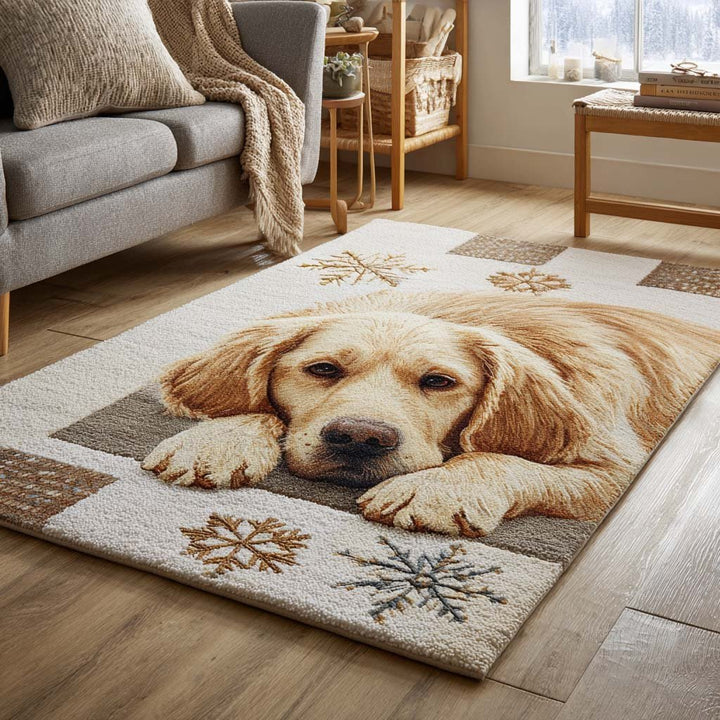 Golden retriever endormi – Tapis