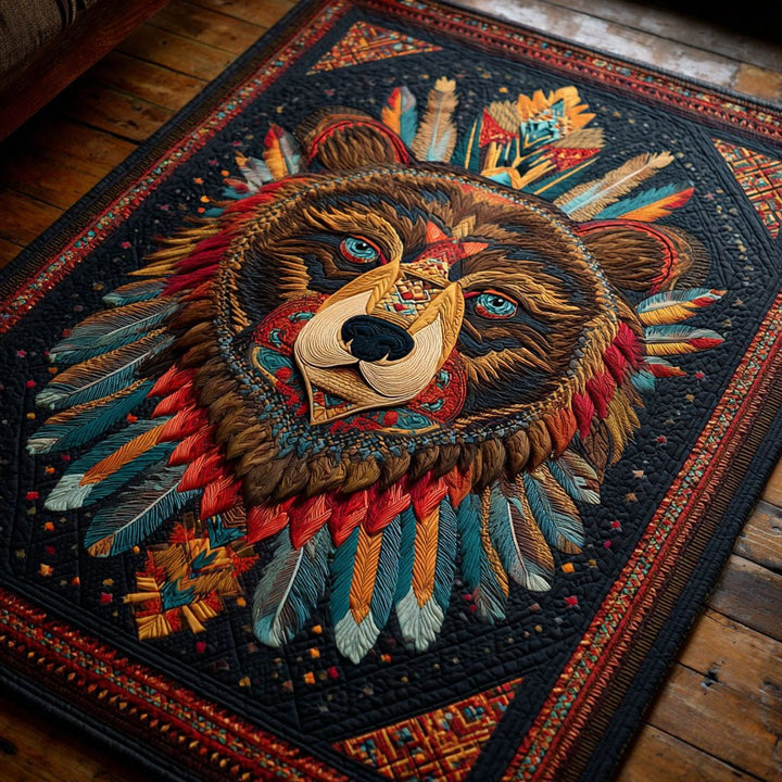 Ours au soleil tribal – Tapis