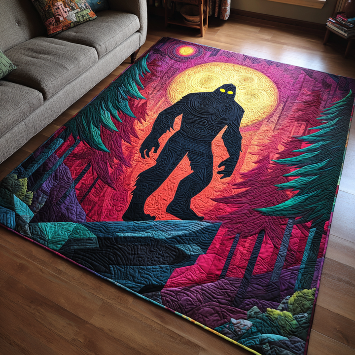 Sasquatch sous le soleil couchant – Tapis