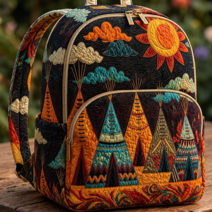 Tentes et soleil – Sac à dos matelassé