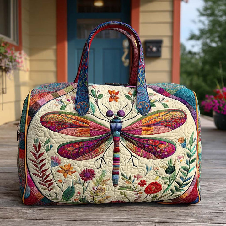 Libellule rustique – Sac de voyage matelassé