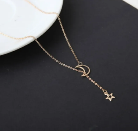 Collier Court Étoile de la Lune