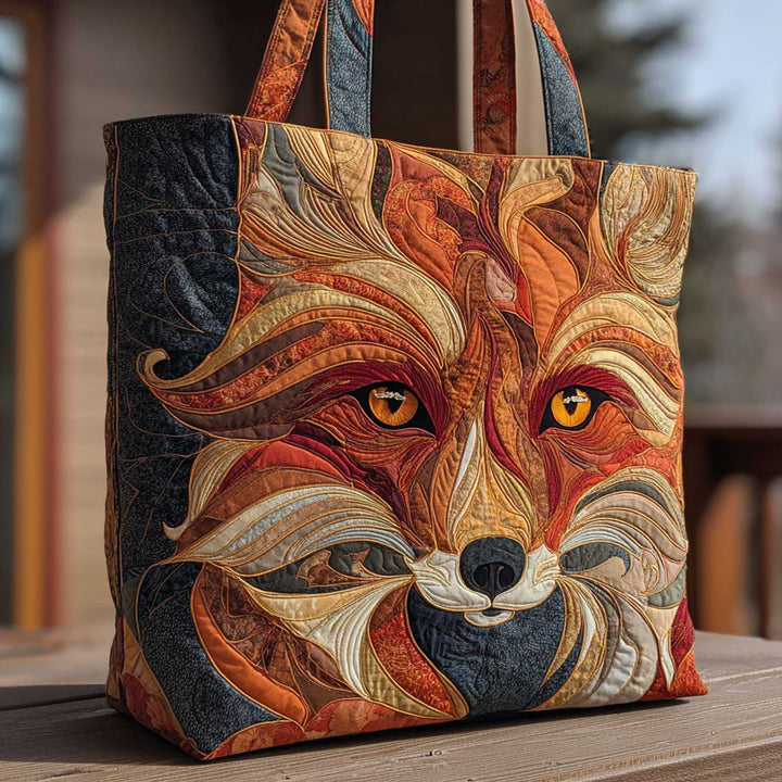 Renard mystique – Sac fourre-tout matelassé