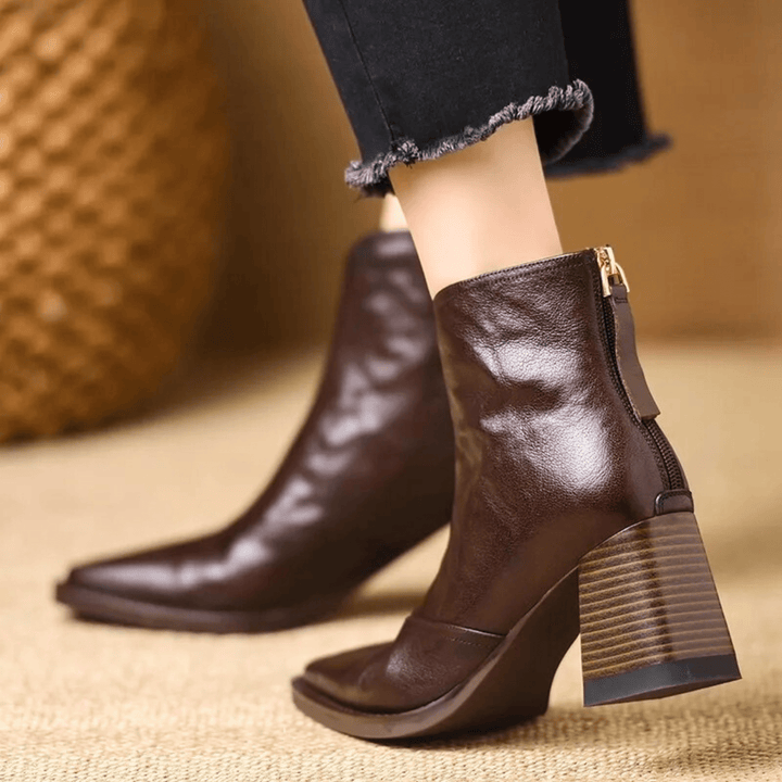 Cláudia | Bottines de Luxe à Talon Moyen