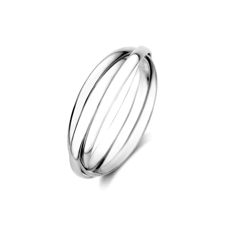 Léna Trielle – Bague à triple ligne élégante