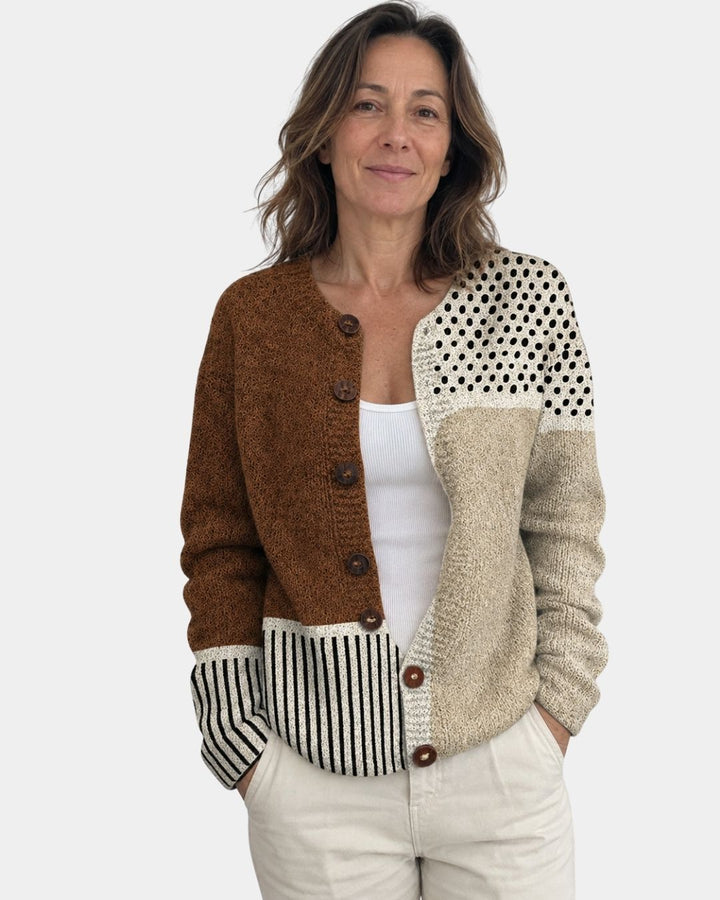 Eloise | Cardigan en maille vintage