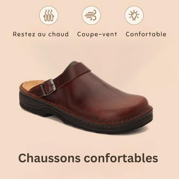 Fitzroy | Chaussons en cuir