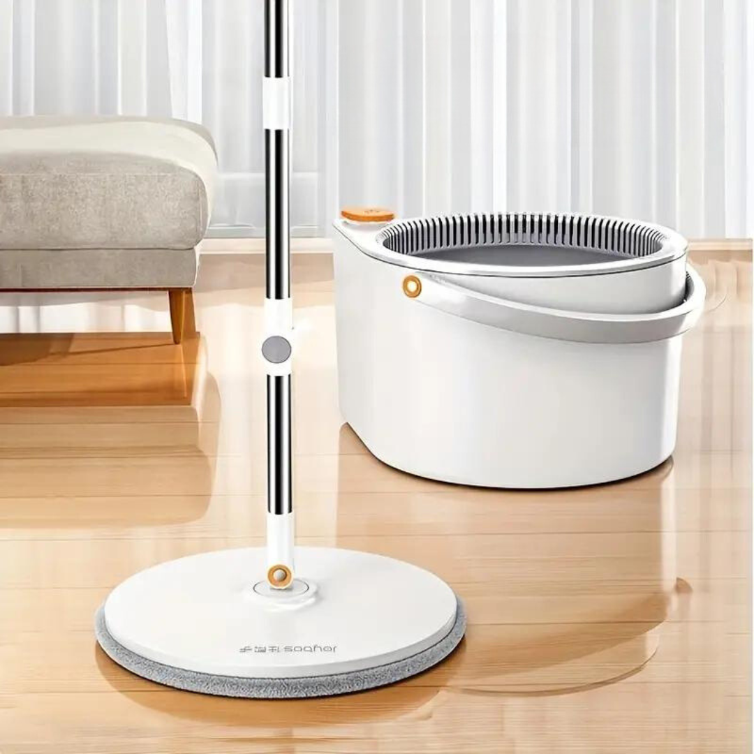 Ezy Seperating Spin Mop - 2 chiffons GRATUITS