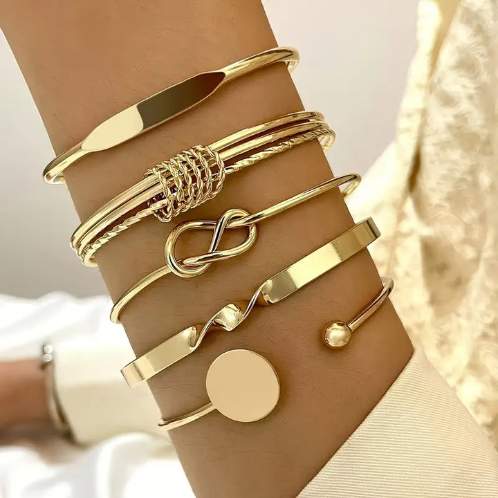 Ensemble de Bracelets Noués Élégants
