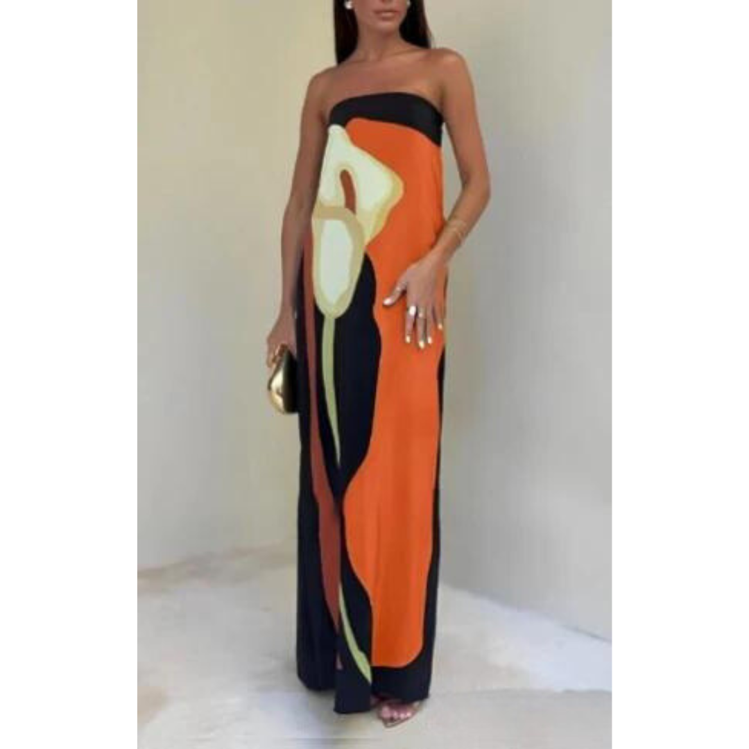 Donna | Robe Longue sans Bretelles