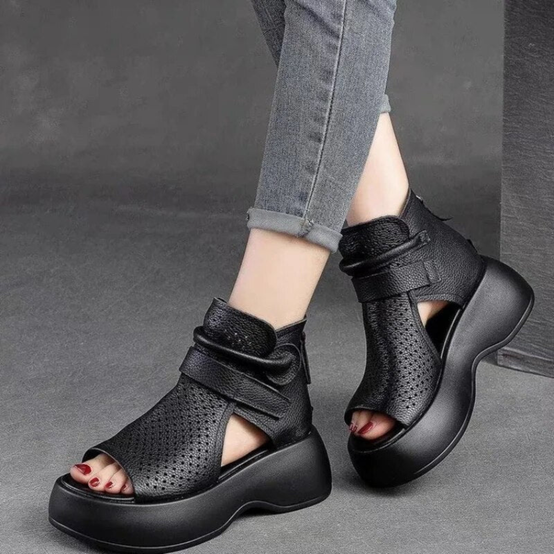 Maeve - Sandales Orthopédiques en Cuir