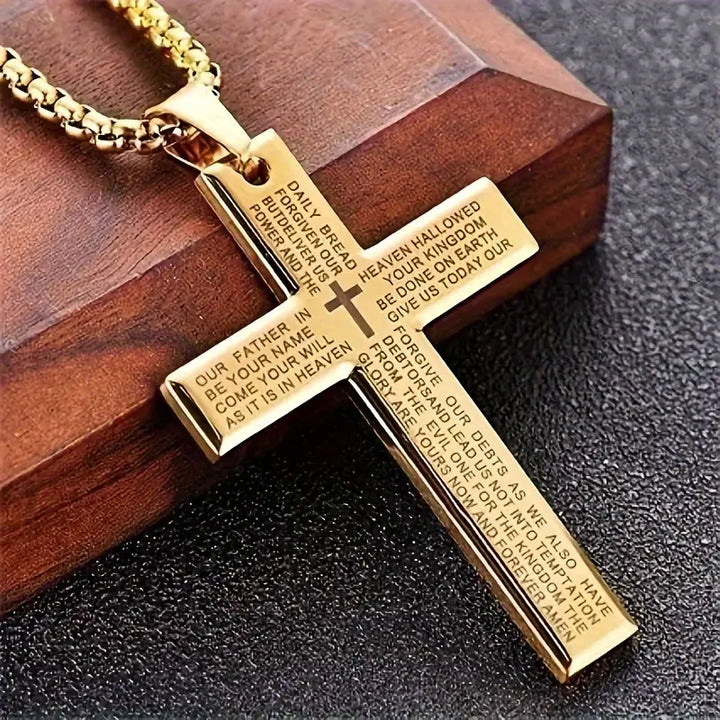 Collier avec Pendentif Croix Unisexe Moderne