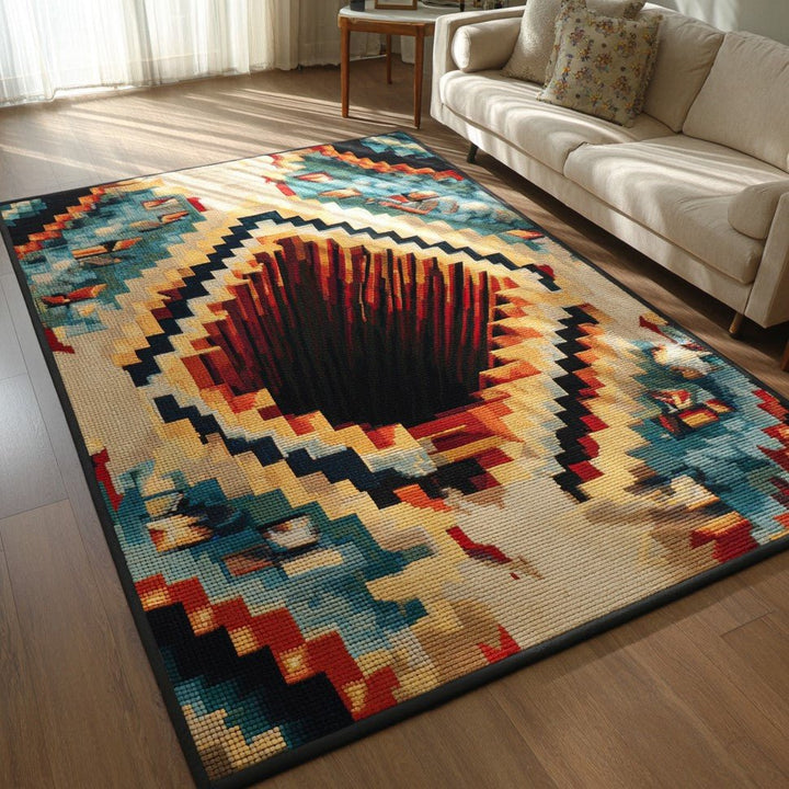 Gouffre aux motifs du Sud-Ouest – Tapis
