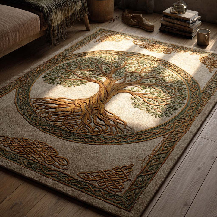 Arbre de vie doré – Tapis