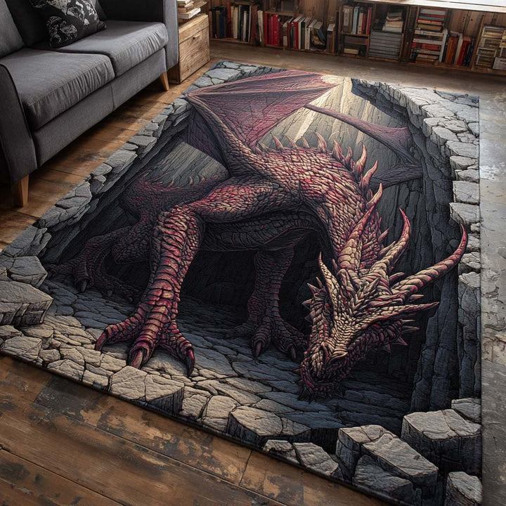 Griffes de dragon dans la pierre – Tapis