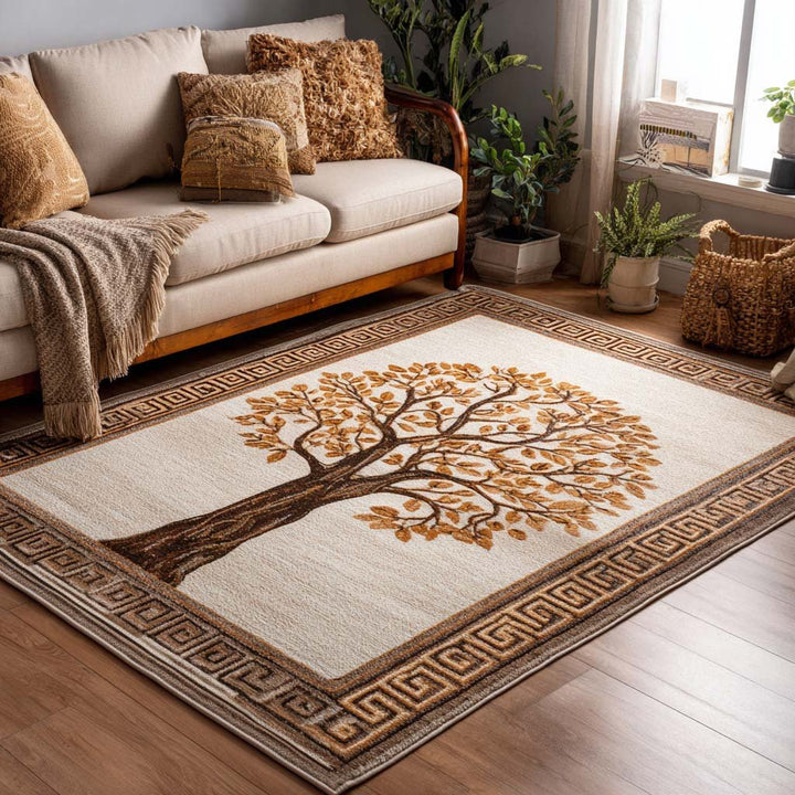 Arbre aux feuilles dorées – Tapis