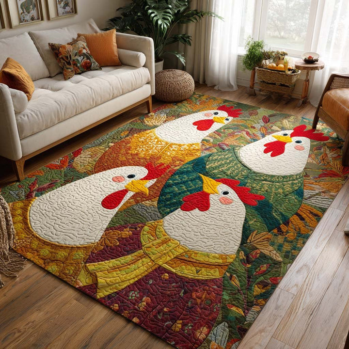 Poules joyeuses – Tapis