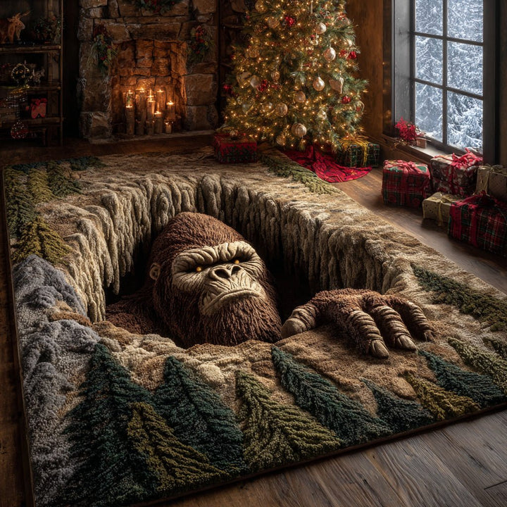 Sasquatch dans la terre ocre – Tapis