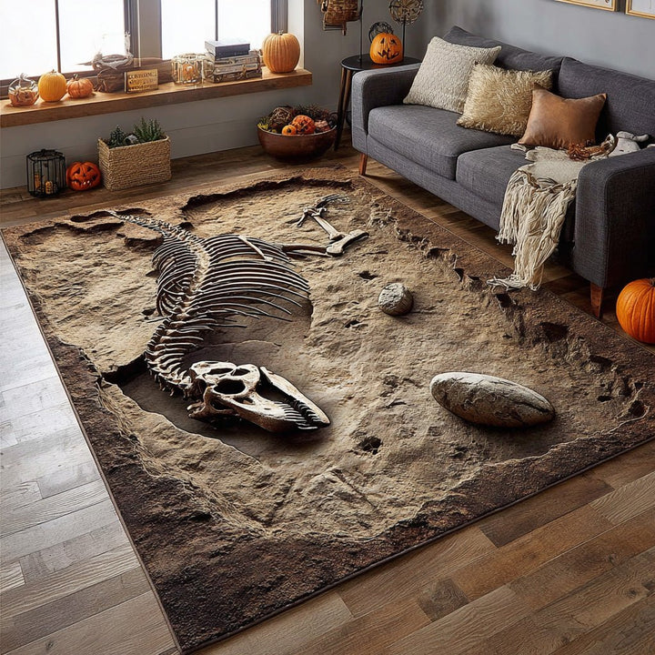 Fossile de dragon dans le sable – Tapis