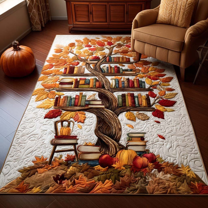 Arbre-bibliothèque d’automne – Tapis
