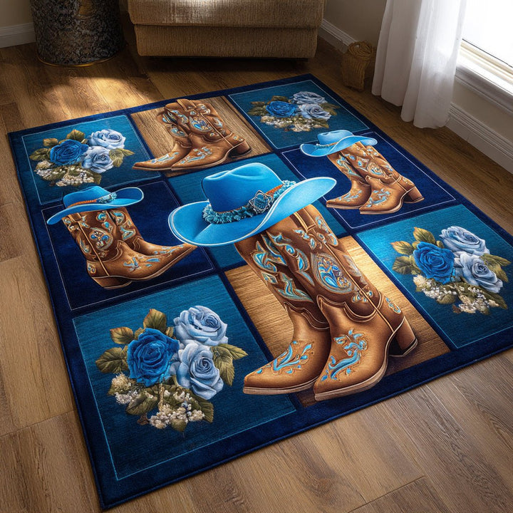 Bottes et chapeaux de cowboy – Tapis