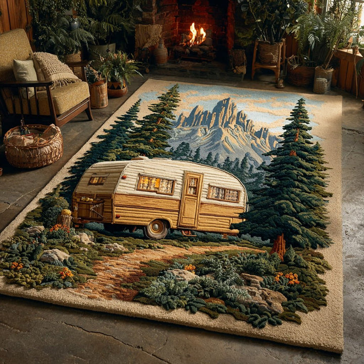 Roulotte en montagne – Tapis