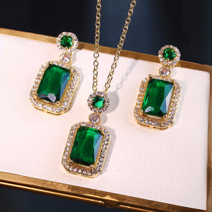 Ensemble de bijoux élégants en or Mariselle