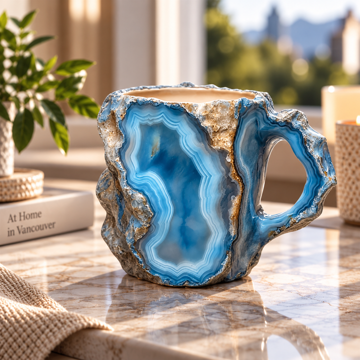 Tasse artisanale – Minéraux et cristaux