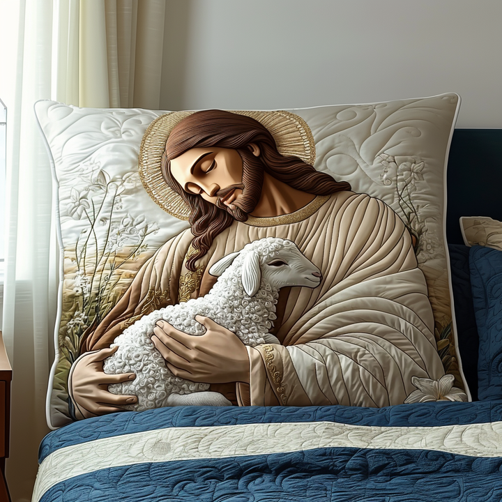Dans ses bras – Taie d’oreiller matelassée