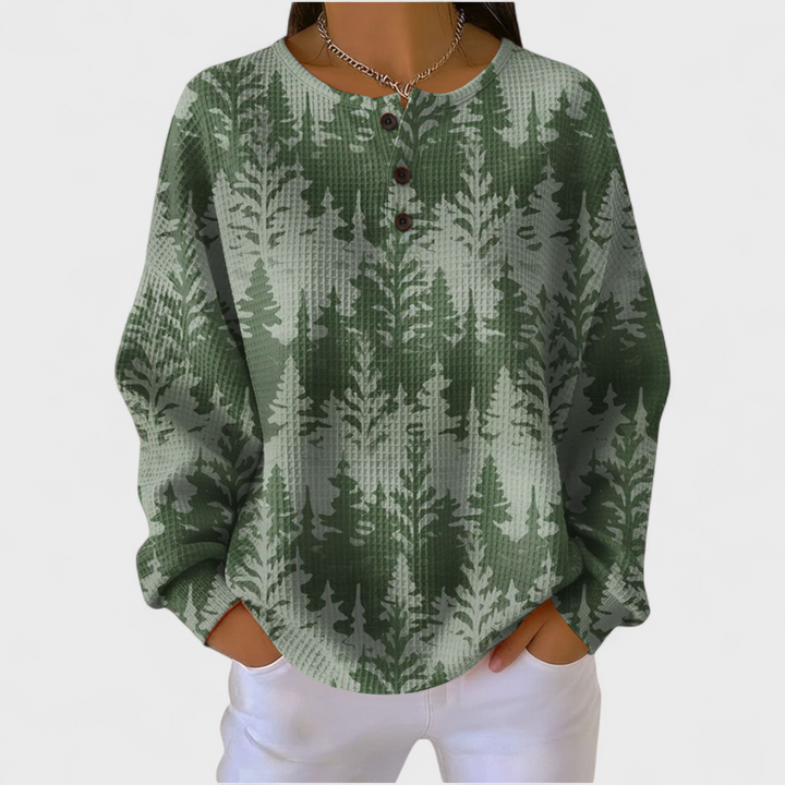 Josefien | Sweatshirt avec motif classique d&