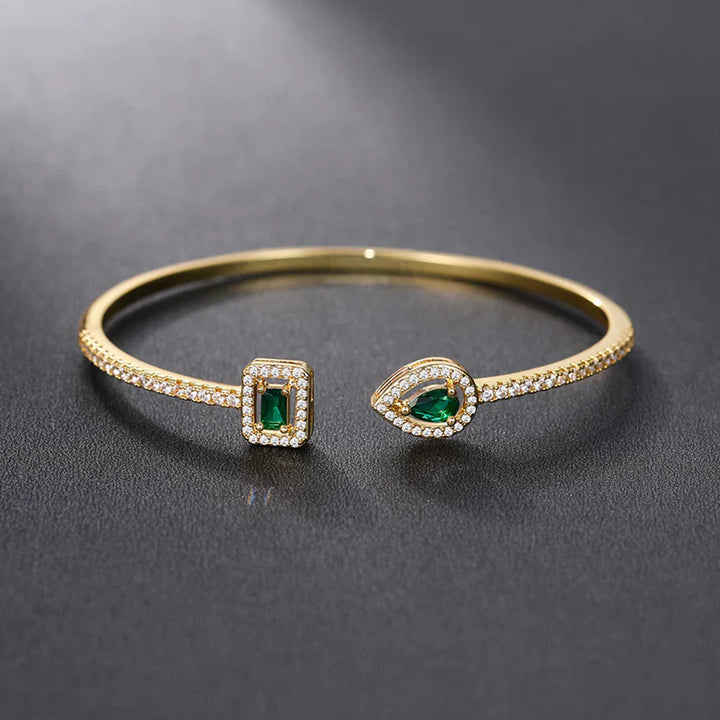 Bracelet Émeraude Étincelante