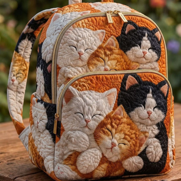 Petit chaton – Sac à dos matelassé