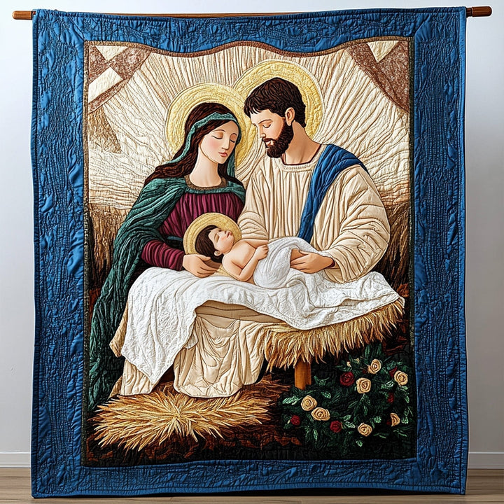 Sainte Famille et l’Enfant – Tenture murale matelassée