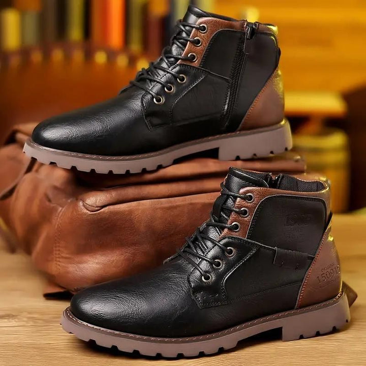 Dominic | Bottes en Cuir Pur