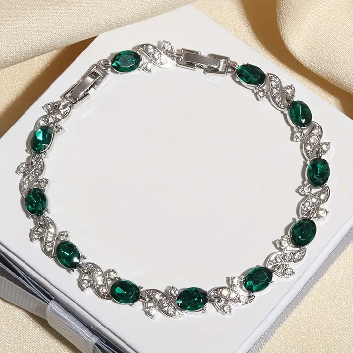 Bracelet Jade Émeraude