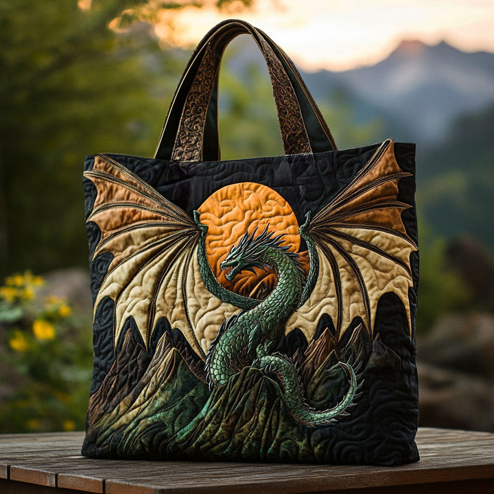 Dragon de la flamme éternelle – Sac fourre-tout matelassé