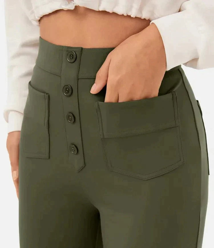 Blythe | Pantalon élastique taille haute | 1+1 GRATUIT