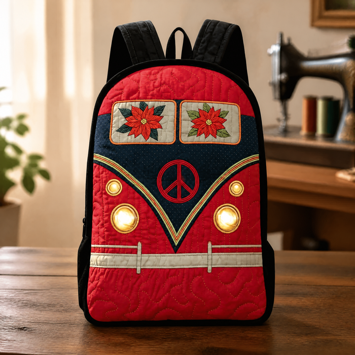 Combi rouge de Noël – Sac à dos matelassé