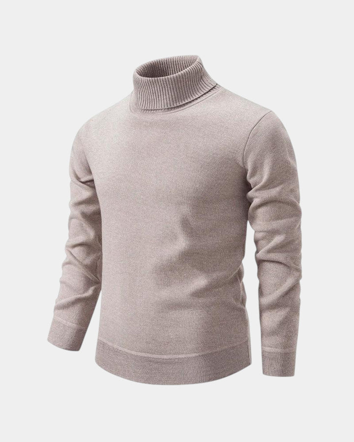 Franck | Élégant Pull Col Roulé