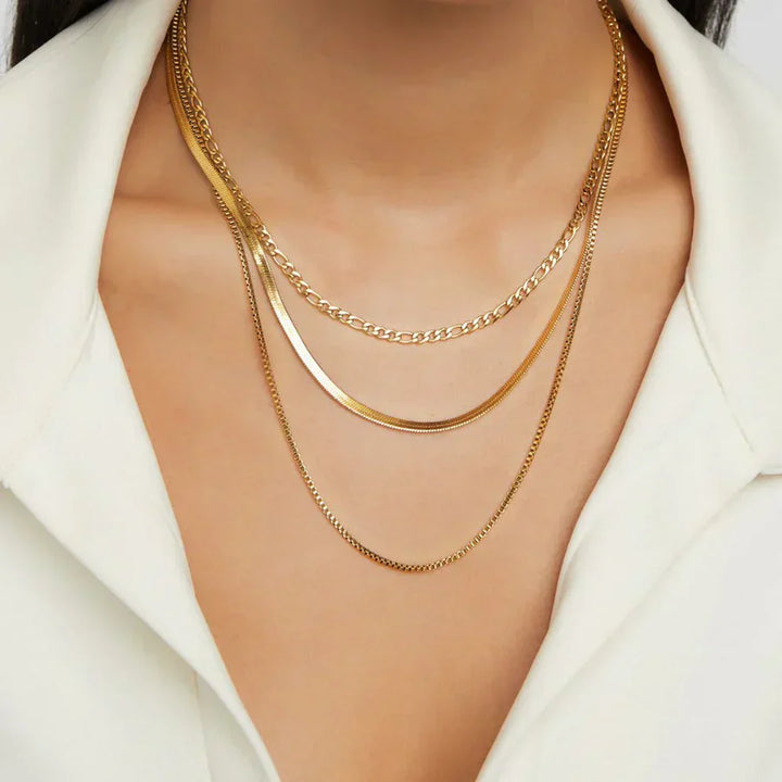 Collier à Chaînes en Couches Vienne